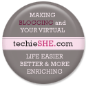 techie she round badge