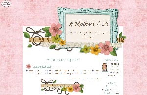 a mother's love free blogger template