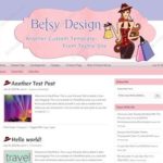 betsy premade design for Wordpress