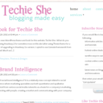 new blog design for techie she