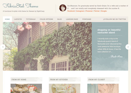 Fabric8ted Theme by StudioPress