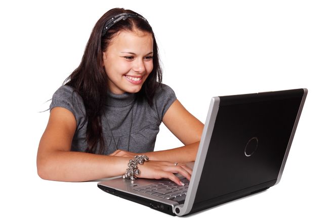 woman laptop