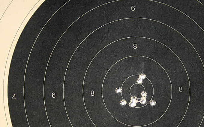 shooting range target